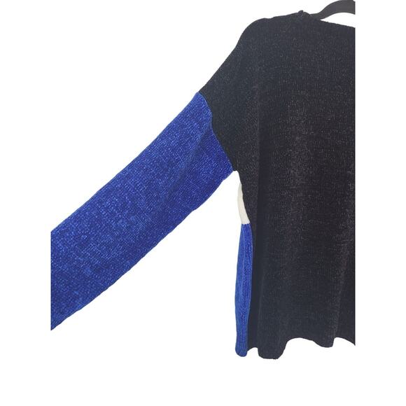 Rebecca Malone Colorblock Sweater XL Womens Crew Neck Long Sleeve Pullover Top - Picture 8 of 9